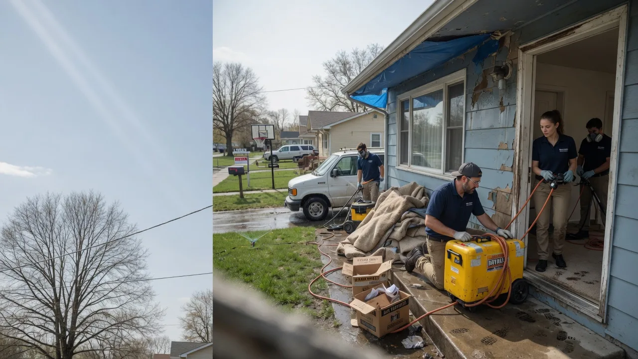 Basement Flood Cleanup in Medina, ND near me